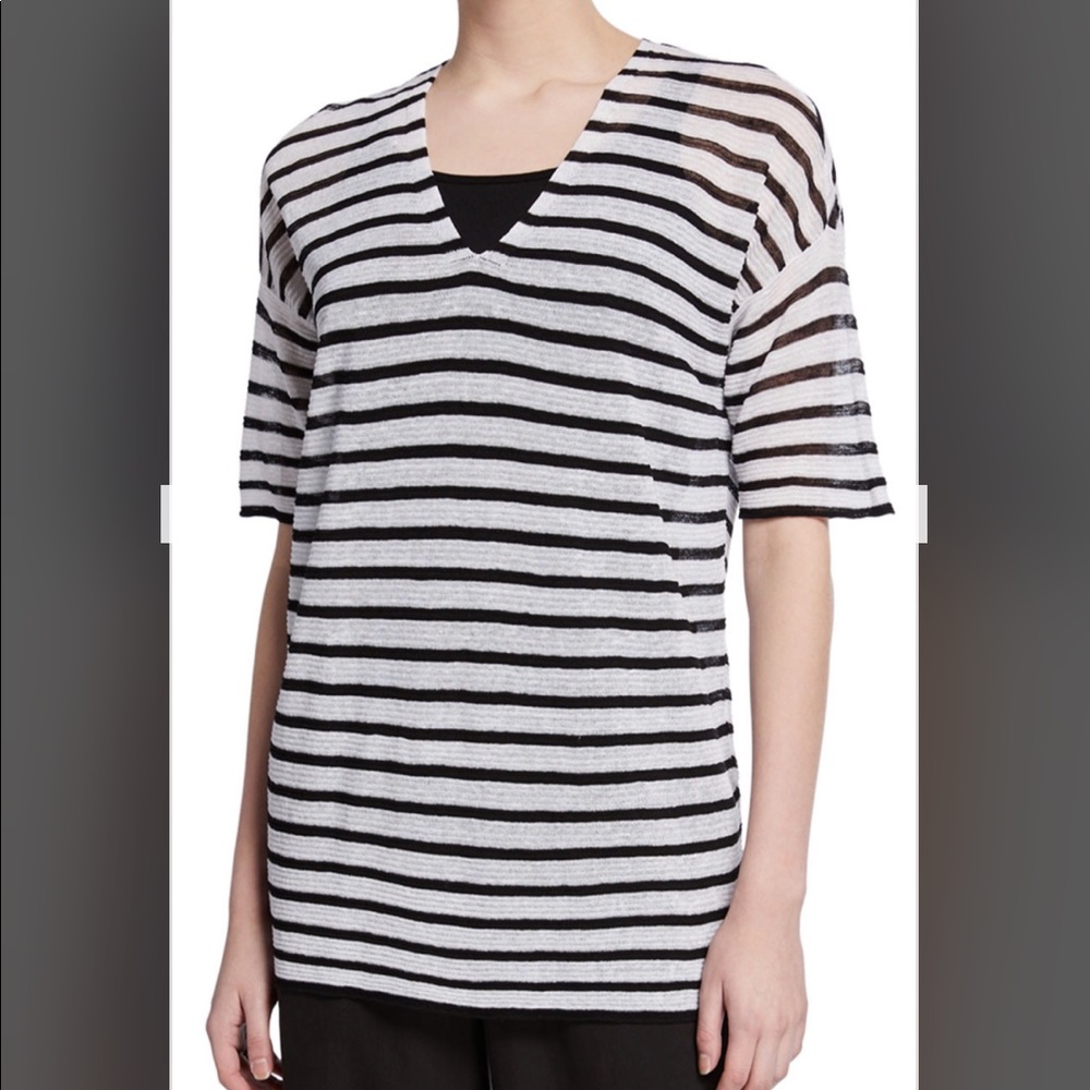 Eileen Fisher Stripes top.